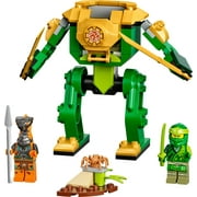 LEGO NINJAGO Lloyd’s Ninja Mech Battle Action Figure Toy 71757 for Kids, Boys and Girls Ages 4 plus with Snake Figure and Minifigure, Gifts for Preschoolers