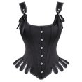 thumbnail image 1 of Corsé Top Para Mujer Moldeador de Cuerpo Control de Barriga Entrenador de Cintura Retro en Forma de Abanico Fajas Con Cuello en U Cintura Apretada Vientre de Acero Odeerbi ODB144808, 1 of 4