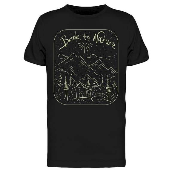 Just Back To Nature Tee Men's -Image by Shutterstock Men's T-shirt