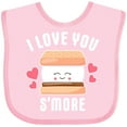 thumbnail image 3 of Inktastic I Love You Smore with Cute Food Valentine Girls Baby Bib, 3 of 4