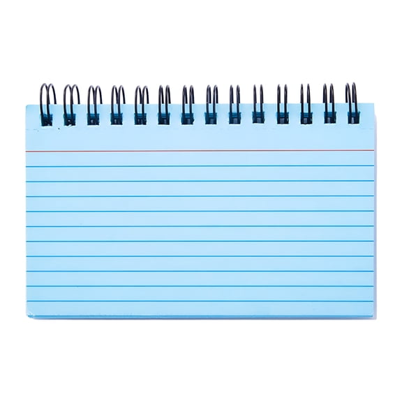 CCOCC 2026 New Pocket Notebook,3X5 Inch Small Lined Notepads with Waterproof Cover,50 Sheets/100 Pages 110Gsm Colored Thick Paper Memo Pads,Tearable Top Bound Spiral Notebooks Office Supplies - Blue