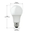thumbnail image 4 of Feit Electric 10 Watt LED (60 Watt Equivalent) Soft White A19, E26, Non-Dimmable (4 Pack), 4 of 8