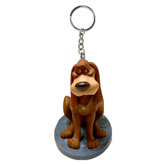 Lady & Tramp Trusty Dog Key Ring Dangler Ornament PVC Figure Figurine 3” Charm