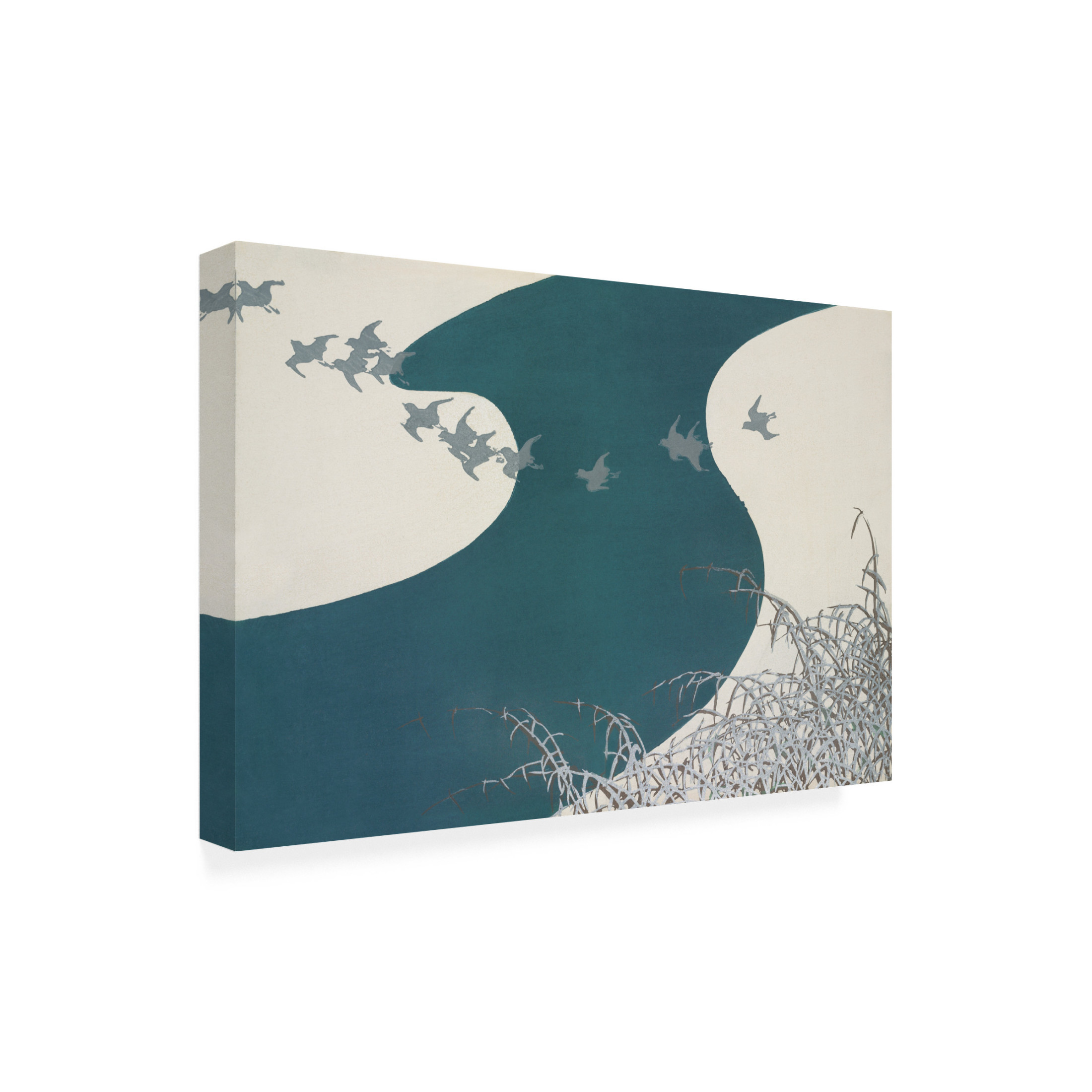 Trademark Fine Art Pictufy Birds From Momoyogusa Canvas Wall Art