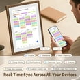 thumbnail image 4 of ZJQYDS 15.6 Inch Digital Calendar Chore Chart with Touchscreen - Full HD Interactive Display, Wall & Desk Mountable Family Planner, to-Do List & Meal Planner, Digital Picture Frame, 4 of 9