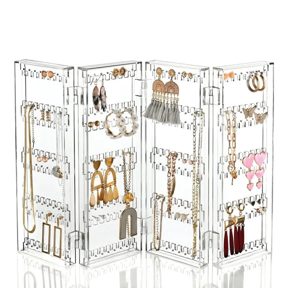 Earring Holder And Jewelry Organizer - Holds Up 140 Pairs Of Earrings