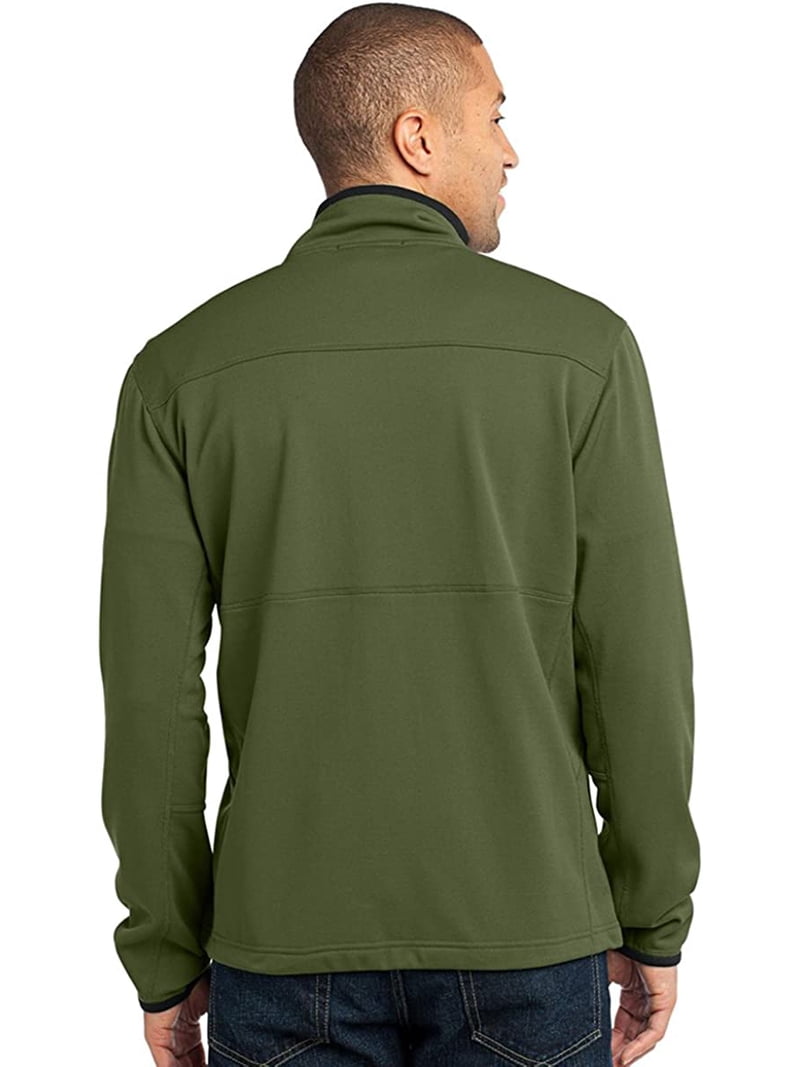 Port Authority Mens 100 Percent Polyester Pique Fleece Jacket