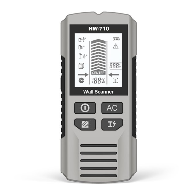 Localizador electrónico pernos detector sementales Escáner pared la 6-en-1 Flight para el panal yeso 1-1/2 pulgadas detectando verde