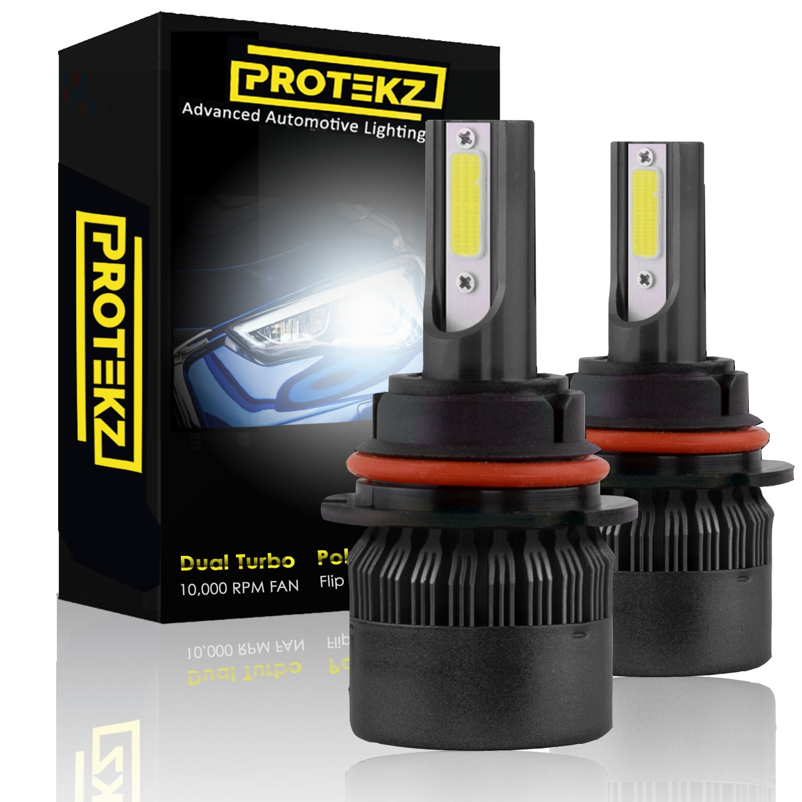 Protekz LED Fog Light Kit 2 Bulbs CREE 9006 6000K for 2016-2019 Ram Pickup