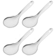 thumbnail image 2 of 4pcs Spoons de arroz de acero inoxidable espesado cucharas de sopa cucharas de hogar, 2 of 7
