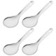 thumbnail image 2 of 4pcs Spoons de arroz de acero inoxidable espesado cucharas de sopa cucharas de hogar, 2 of 7