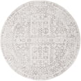 thumbnail image 1 of Unique Loom Tapis Oxford Design Complexe 5 Pieds x 5 Pieds Rond Crème/gris, 1 of 2