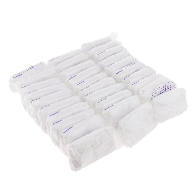 30 Pcs Non Tissé Jetable Voyage Pes pour Femmes Hommes - Blanc White02