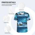 thumbnail image 4 of Daiia Mountain Cottage In Snow Mens Baseball Jersey Button Down Shirts Short Sleeve Sports Uniforms-X-Large, 4 of 9
