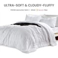 thumbnail image 5 of Sleep Zone Luxury Seersucker King Size Comforter Set 3-Piece, Soft & Lightweight Down Alternative Duvet Insert with Pillow Sham Cooling for Summer, White, 5 of 7