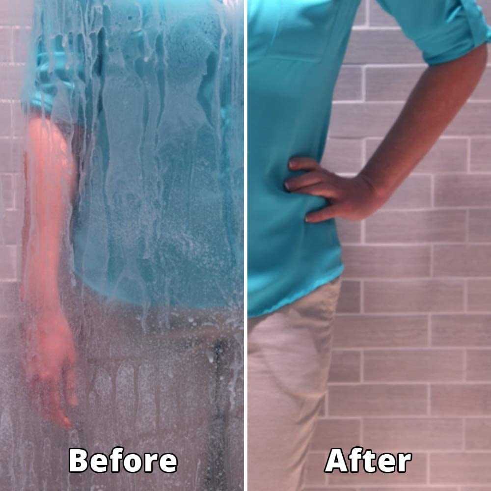 Herrnalise Bathroom Scrub Free Soap Scum Remover Shower Glass Door