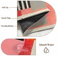 thumbnail image 6 of 2'x6' Rug Runners for Hallways Kitchen, Pink Red Orange Non Slip Entryway Beside Floor Carpet Runner, Modern Abstract Oil Painted Geometric Washable Laundry Room Bedroom Throw Rugs Mat for Family Pet, 6 of 8