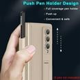 thumbnail image 2 of Compatible Champagne Gold Samsung Galaxy Z Fold 4 Case Pen Holder [Magnetic Hinge Protection] [Screen Protector] [3 Layers Full Body],Cover Case for Samsung Galaxy Z Fold 4 Phone Case Stand 2022, 2 of 13