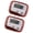 Red, variant on Electronic Walking Pedometer Outdoor Small Digital Pedometer Accurately Fitness Trackers Accurately Step Counter Easy to Use