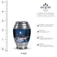 thumbnail image 2 of Yatskia Moonlit Deer Small Urns For Human Ashes Keepsake, Cremation Urns For Human Ashes Male & Female, (Monar 3 Inch, Pack of 1), 2 of 8