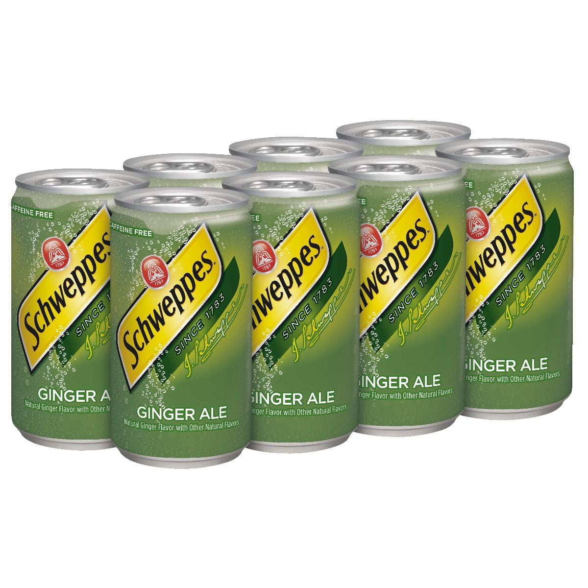 Schweppes Ginger Ale, 7.5 Oz Mini Cans (24 Cans)