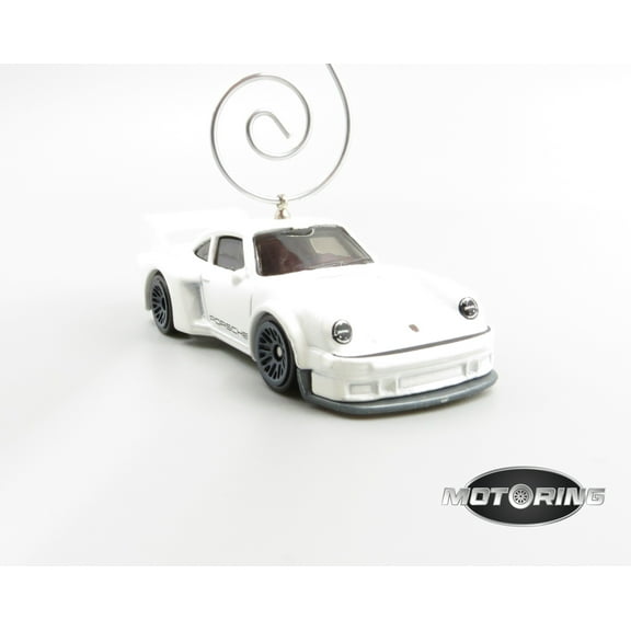 Porsche 934.5 White Car Rare Christmas Tree Ornament Diecast