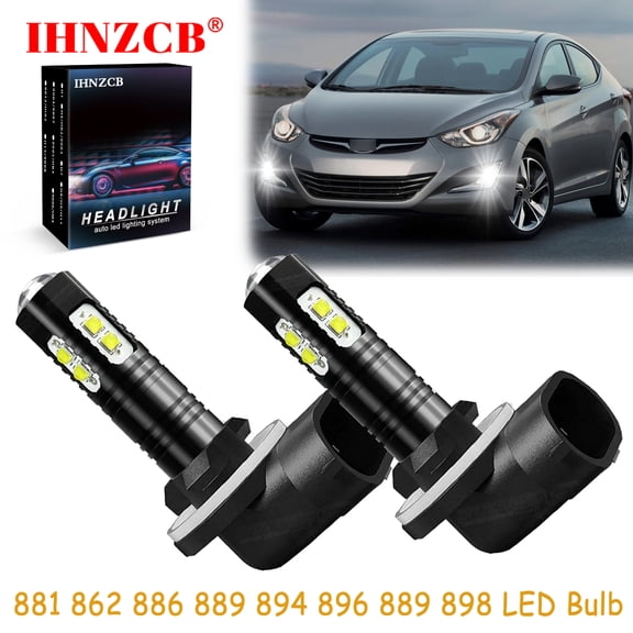 IHNZCB for Hyundai Elantra Accent 2013-2017 100w Led Fog Light Bulb,881 862 886 889 894 896 889 898,Y05