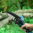 thumbnail image 5 of JARDIN Mini Chainsaw, High Efficient Brushless Moter, 4inch Electric Cordless Small Chain Saw with 2pcs Batteries and Chains, Battery Operated Handheld Pruning Shears for Tree Branches Trimming, 5 of 7