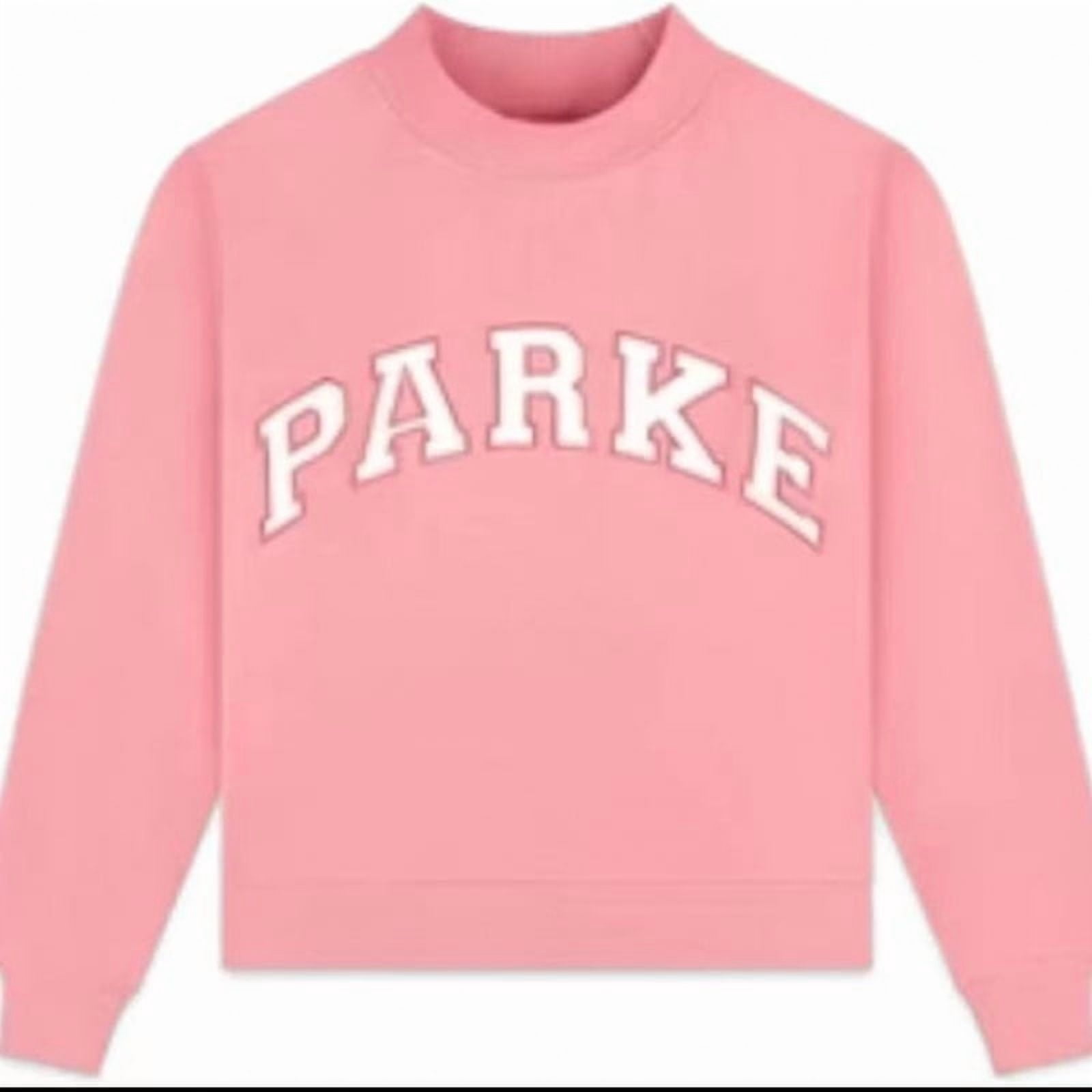 PARKE Unisex Printed Casual Crew Neck Hooded Sweatshirt