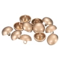 thumbnail image 1 of Uxcell 12 piezas de botones de metal con forma de cúpula, 12.5 mm / 1/2" botones de metal con tapa de perla en forma de hongo para blazers, abrigos, oro brumoso, 1 of 6
