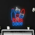 thumbnail image 4 of Handmadetneonsign Ice Ice Baby Cocktail 4th Of July Neon Sign, Cocktail Art Decor, Cocktail Wall Decor, 4 of 5