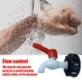 thumbnail image 2 of Contenedor IBC Acero inoxidable PVC 19MM Válvula de grifo Adaptador de accesorios Conector roscado de manguera de jardín con entrada de 60 mm Inevent TO001171-00, 2 of 7