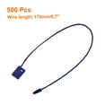 thumbnail image 2 of Uxcell 500Pcs Nylon Hang Tag String 6.7Inch Snap Lock Pins Loop Price Tag Fastener Plastic Tags Dark Blue, 2 of 7