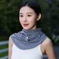 thumbnail image 2 of Women's UV Protection Balaclava Hat with Neck Guard & Face Mask for Cycling, Travel & Outdoor Activities, 2 of 7