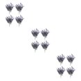 thumbnail image 1 of kurtrusly 4pcs Plastic Low Maintenance Artificial Flower Any Decor With Realistic Appearance Versatile Elegant purple 3Set, 1 of 6
