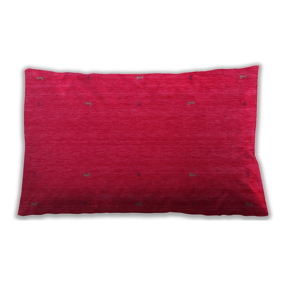 Ahgly Company Outdoor Rectangular Contemporary Lumbar Throw Pillow, 13 inch by 19 inch