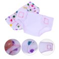 thumbnail image 2 of 2 pañales de tela para muñecas, ropa interior ajustable para muñecas de bebé, pañales de entrenamiento reutilizables., 2 of 8