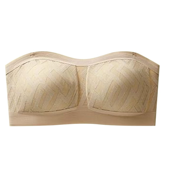 Women's clothing,Strapless bras for women,Women's Strapless Push Up Bra for Enhanced Bust Appearance Non- Bandeau Design Comfortable Fit Seamless Style for Everyday Wear