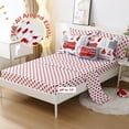 thumbnail image 5 of Kids Full Comforter Sets for Boys 8 Pieces Fire Truck White Bedding Set for Teens Soft Microfiber Kids Bed in A Bag with Comforter All Season, 5 of 7