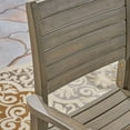 thumbnail image 2 of Marrisa Outdoor Acacia Wood Dining Chairs, Set of 2, Grey, 2 of 6