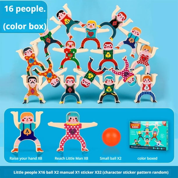 Fxzqgnh Jeu D'équilibre en Tour, Blocs à Empiler, Puzzle, Blocs de Construction pour Garçons et Filles Fxzqgnh Jeu D'équilibre en Tour, Blocs à Empiler, Puzzle, Blocs de Construction pour Garçons et Filles
