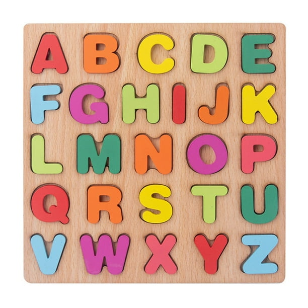 Wooden Kids Numbers and letters Jigsaws For Education And Learning Puzzles Toy