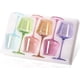 thumbnail image 1 of Juego de copas de vino de colores, copas de vino coloridas con tallo largo, copas de vino multicolor para amantes del vino, bodas, cumpleaños, regalos, 1 of 4