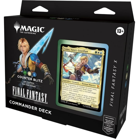Magic: The Gathering Final Fantasy X Commander Deck - Counter Blitz - 100 Cards