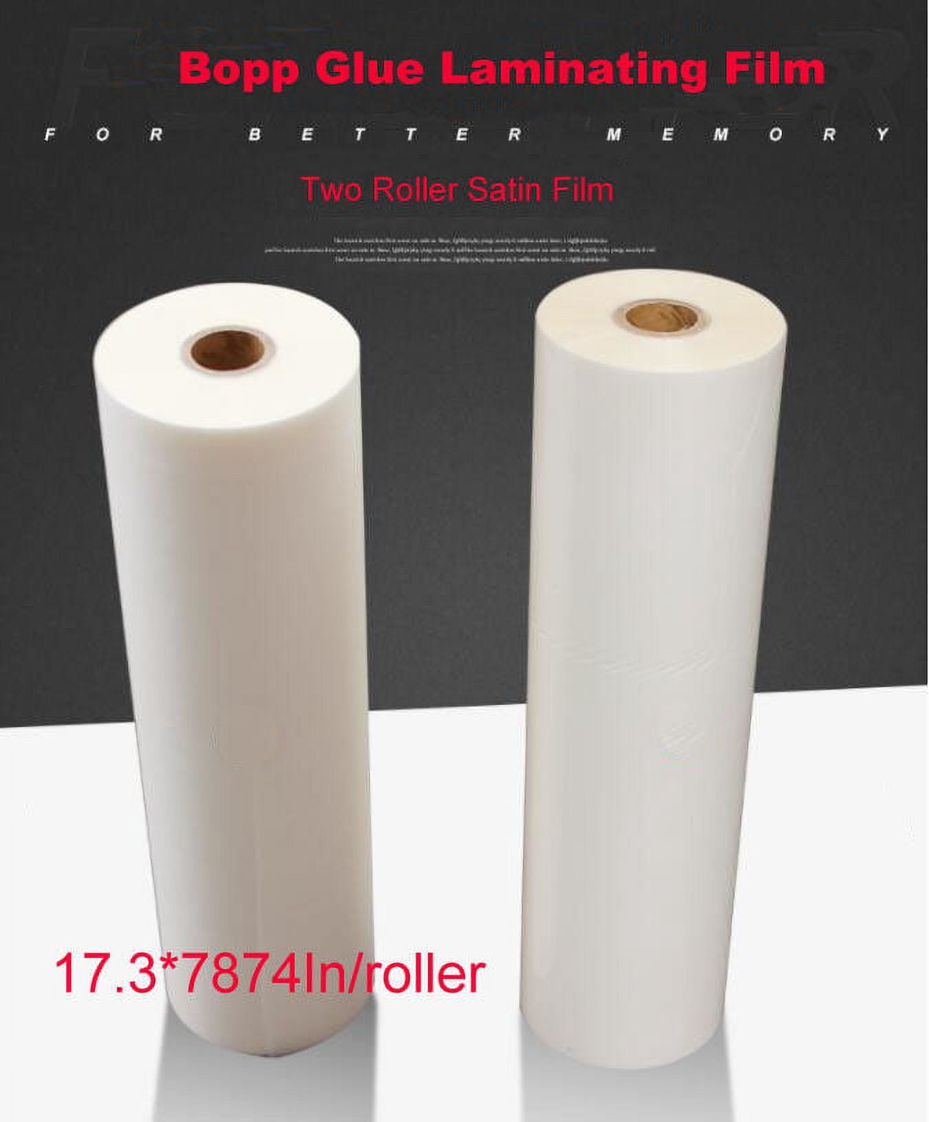 PreAsion 17.3 Inch x656 Foot (0.44x200m) Satin Matte UV Hot 1roll Luster Thermal Laminating Film BOPP Film