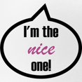 thumbnail image 2 of CafePress - I'm The Nice One! - Adjustable Unisex Printed Trucker Hat with Mesh Back, 2 of 8