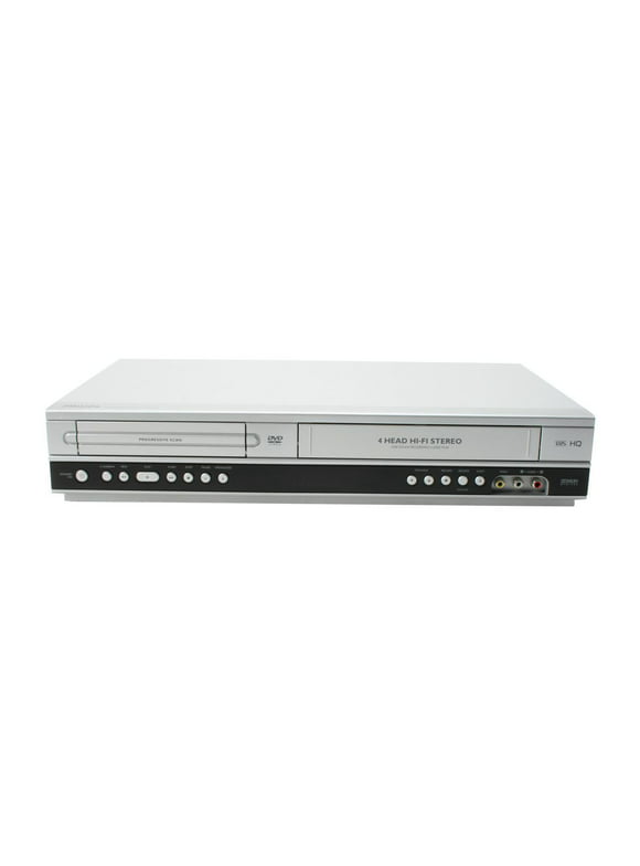 Philips DVP3340V (Used) DVD/VCR 4 Head Player Combo with Remote, Manual, A/V Cables and HDMI Converter
