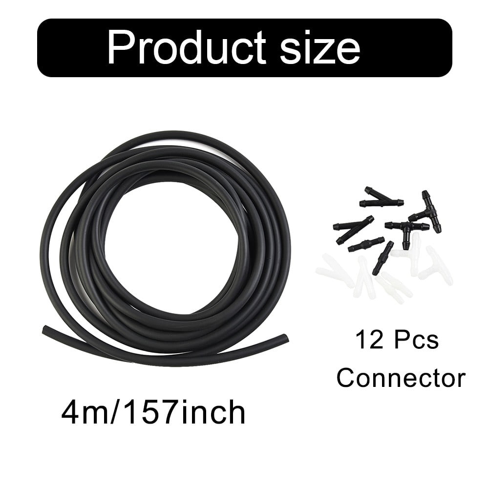 Car Windshield Washer Hose Kit 4 Meter With 30 PCS
