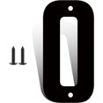thumbnail image 1 of 12 Inch Modern Metal House Numbers, Metal Letter, Black Door Number, Metal Mailbox Numbers and Letters, Metal House Address Letters and Numbers for Outside Signs (O), 1 of 8