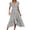 White, variant on Kukoosong Women's V-Neck A-Line Tea-Length Casual Dress with Short Sleeve for Summer Spring Party Wedding Work Vacation Comfortable Polyester Dresses